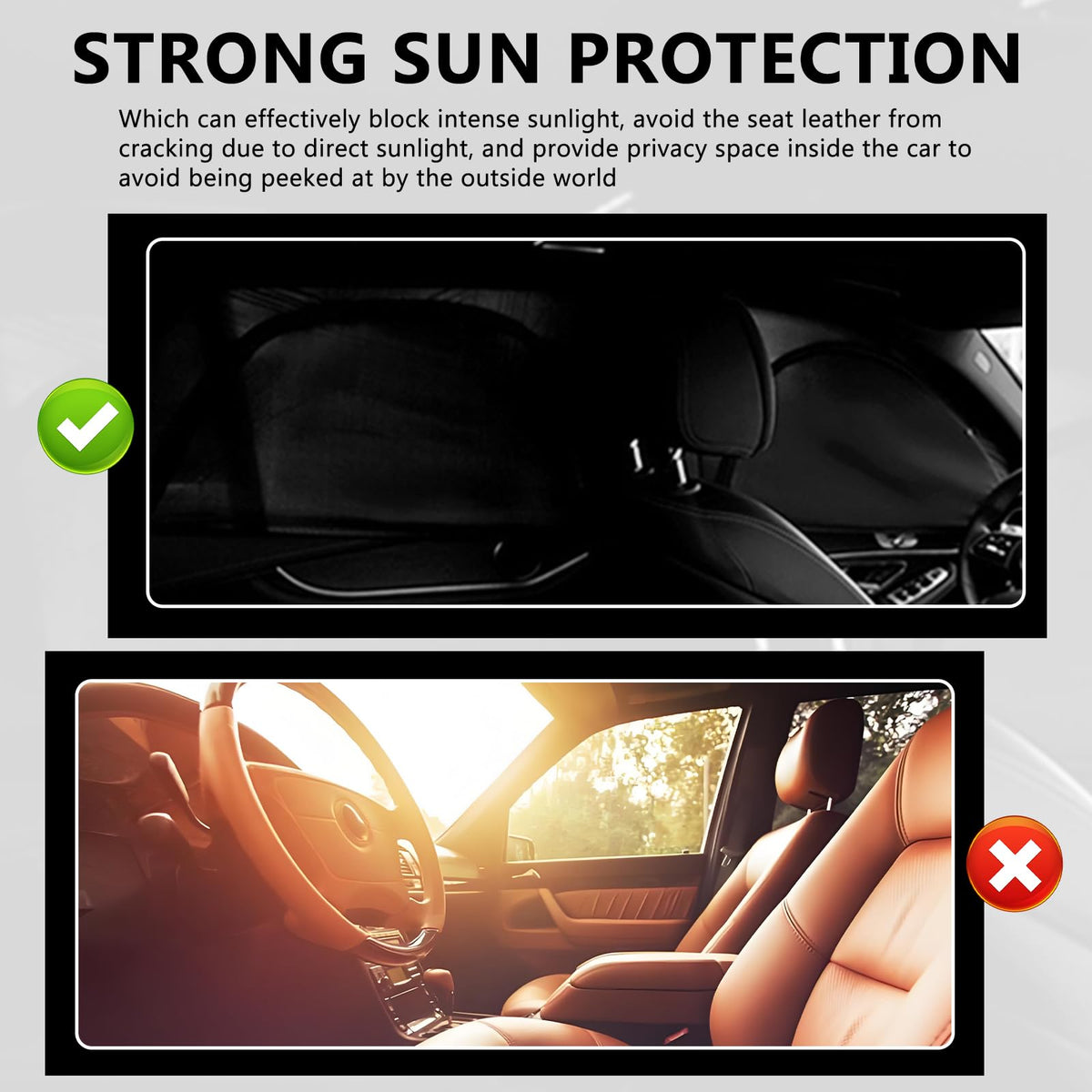 TSIEBRV shades in camping setup - privacy and airflow while parked