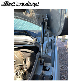 TSUBASA mounted on Sprinter hood open illustrating safer hands-free access