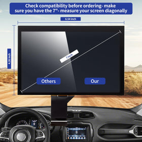 TsuperU side profile highlighting thin outline for seamless dashboard fit