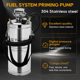 TT Tokuein pressure gauge closeup with clear readout for precise priming