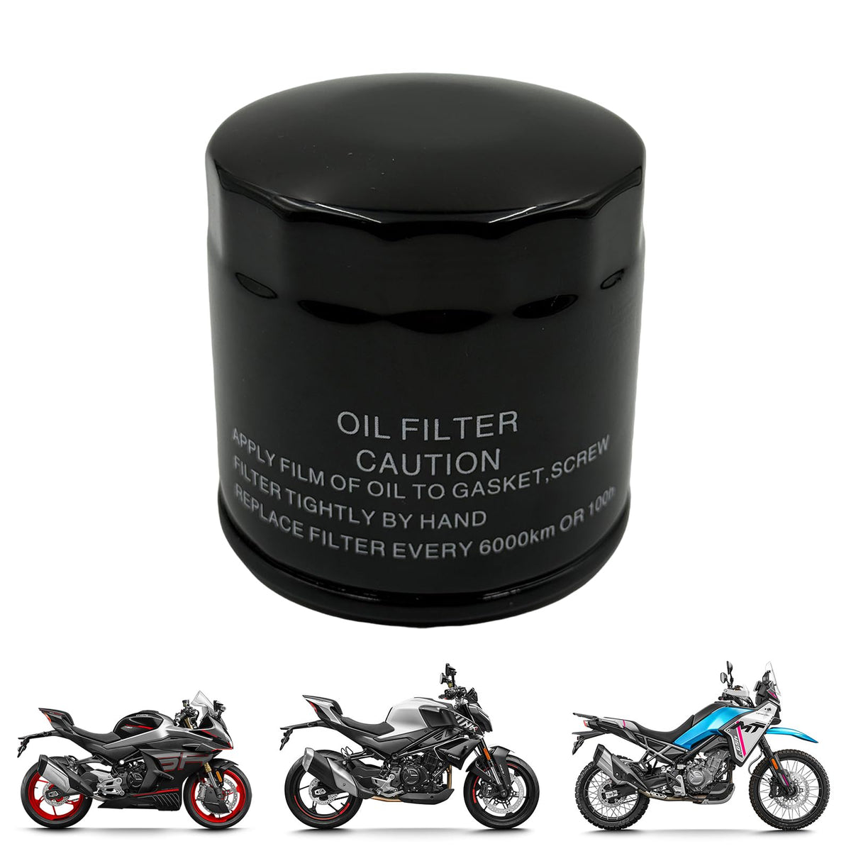 TT719 front view of oil filter showing fit and construction benefit direct replacement