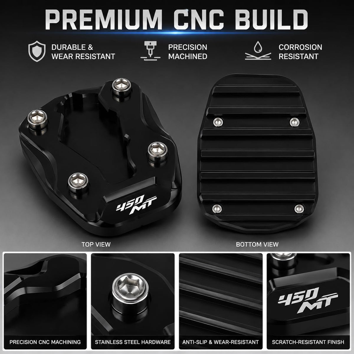TT719 image of machined edge showing clean cuts and durable construction