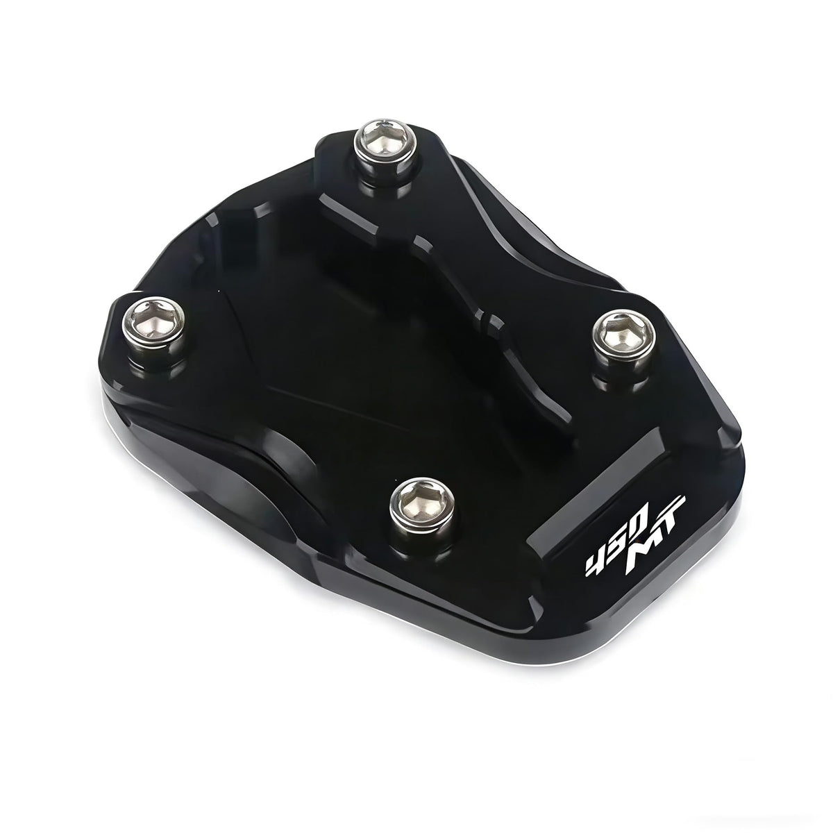 TT719 front view of kickstand pad showing bolt-on fit and improved stability