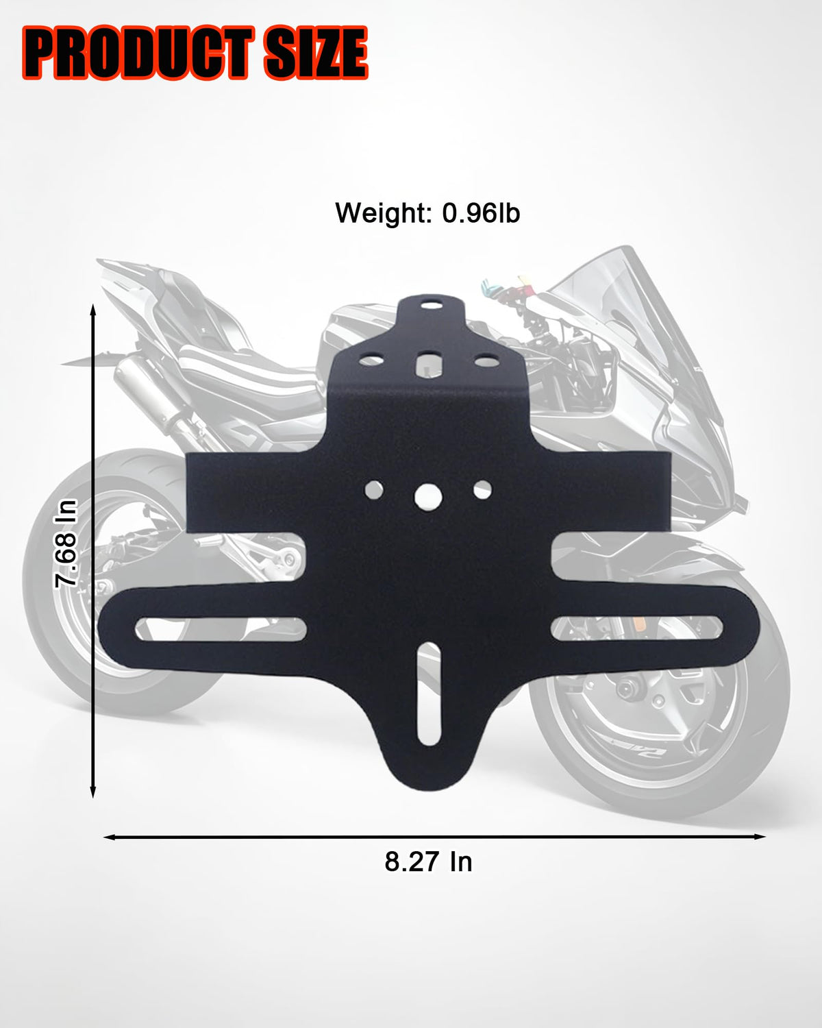 TT719 installed on parked bike highlights tidy tail and modern styling