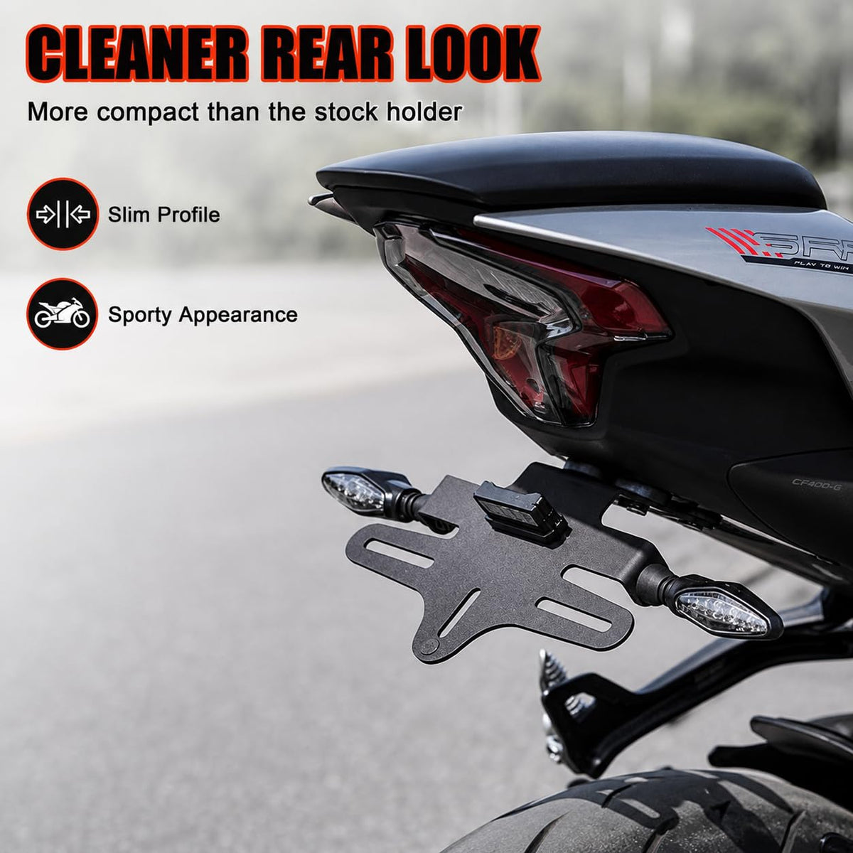 TT719 waterproof LED license light close-up provides clear nighttime visibility