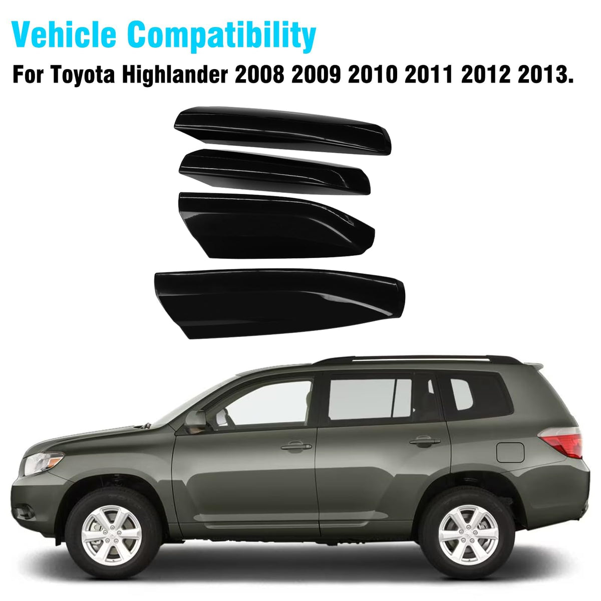 TTCR-II mounted side profile on Highlander showing aerodynamic contour and low wind noise