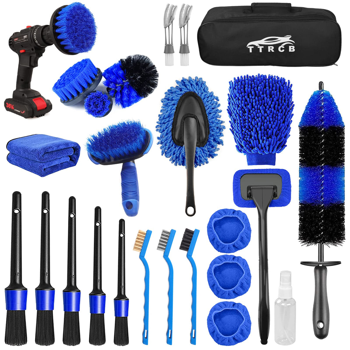 TTRCB complete kit in organizer bag showing all 26 pieces and easy storage