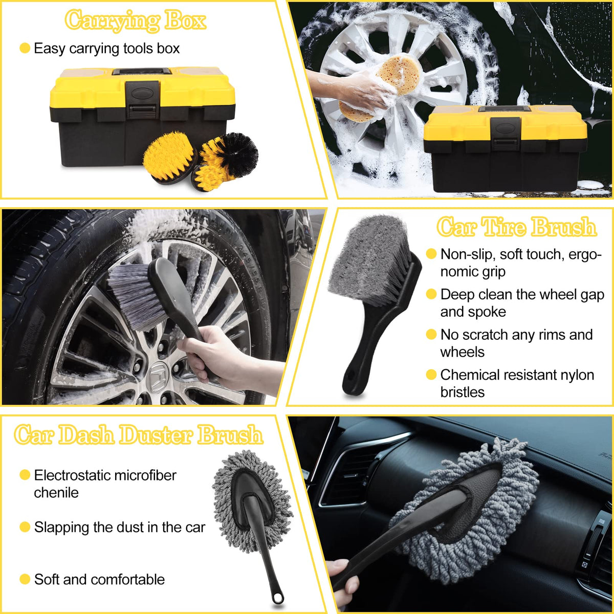 TTRCB drill brush attachments close-up, speeding wheel and carpet cleaning with power
