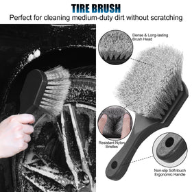 TTRCB flexible handle bent to reach rim barrels for easier access