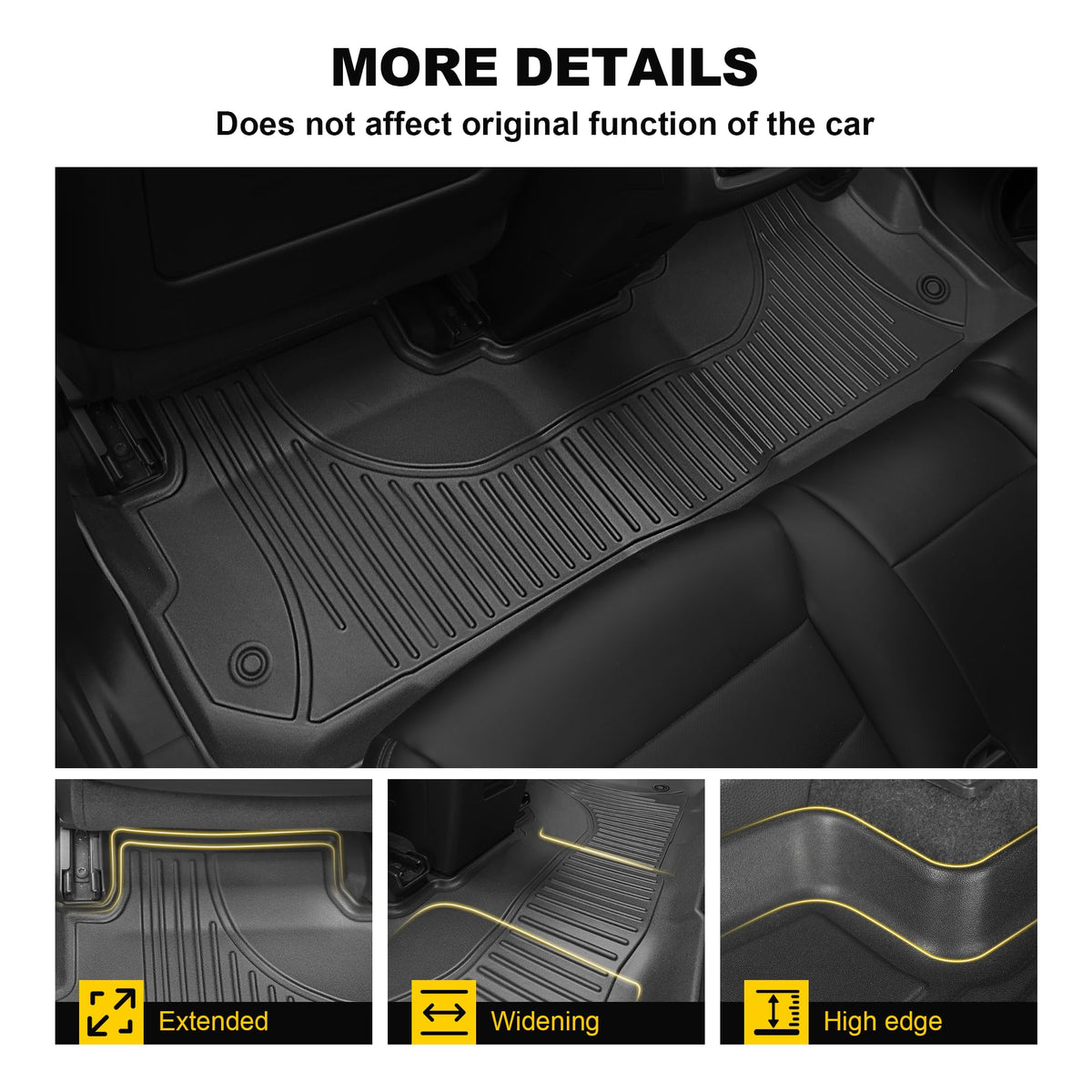 TTX LIGHTING footwell fit demonstrating precision contour match