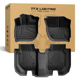 TTX LIGHTING driver-side mat installed showing precise fit and protection