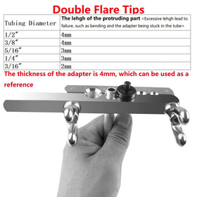 TUBPRO flaring cone detail showing polished face for consistent 45-degree flare formation