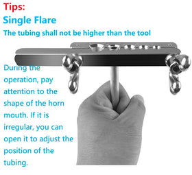TUBPRO flaring yoke close-up highlighting forged steel strength and stable alignment
