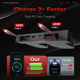 TUDEAO beside smartphone to show scale and easy reach benefit