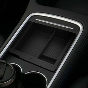 TUDIA front view of organizer tray showing sleek fit and extra storage benefit