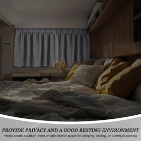 Tudomro curtain beside measuring tape showing 120 x 40 inch fit clarity