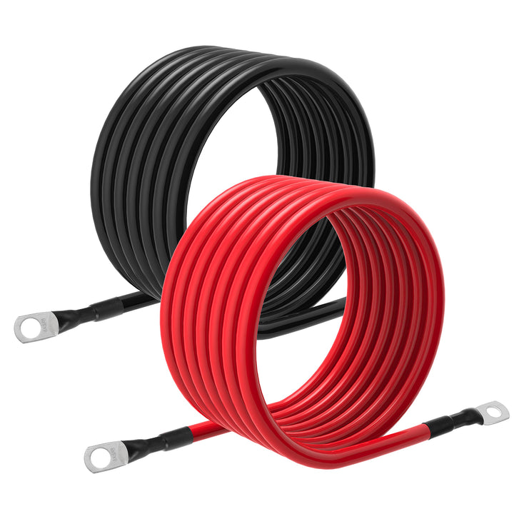 TUELETFU front packaging showing two 10ft 5 AWG cables and benefit durable supply