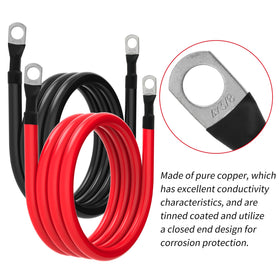 TUELETFU heat-shrink termination detail providing insulated, durable cable ends
