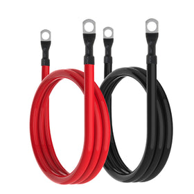 TUELETFU cable connected to car battery showing secure, low-resistance feed