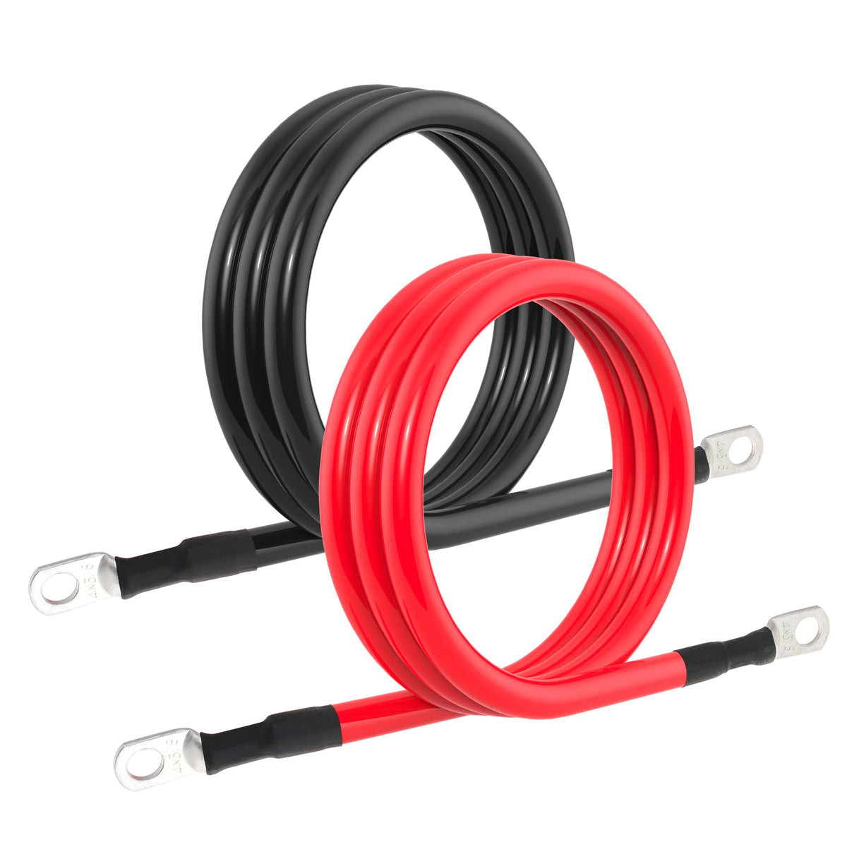 TUELETFU cable connected to inverter showing secure power transfer and tidy wiring