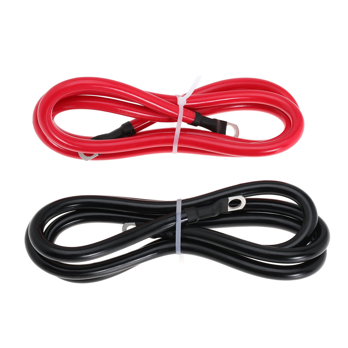 TUELETFU cable installed on marine battery illustrating corrosion resistance in wet environments