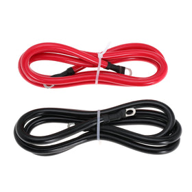 TUELETFU cable installed on marine battery illustrating corrosion resistance in wet environments