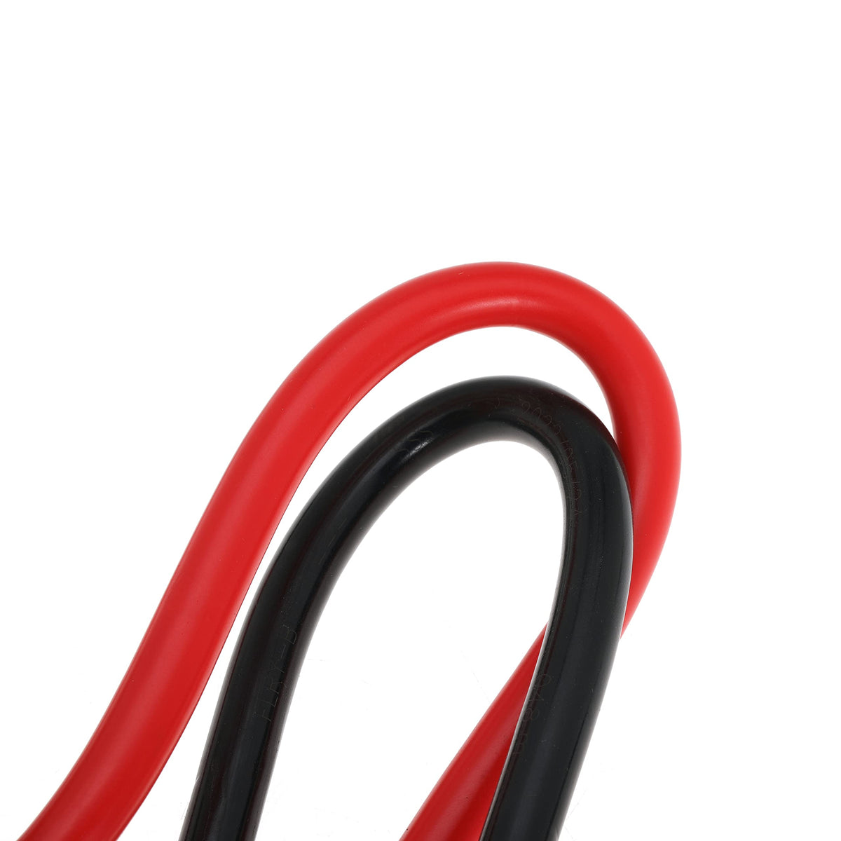 TUELETFU cables installed in an RV battery bank showing neat, color-coded wiring benefit