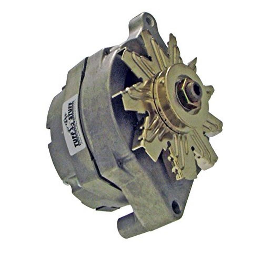 Tuff Stuff alternator front view showing casing and mounting points for easy replacement