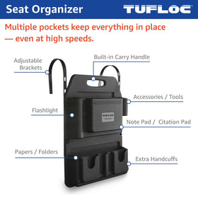 Tufloc closeup of eight compartments for easy gear separation