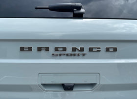 TufSkinz close-up of letter overlay edge highlighting durable bonding and finish