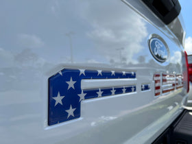 TufSkinz installed on F-150 tailgate demonstrating perfect alignment and weather resistance