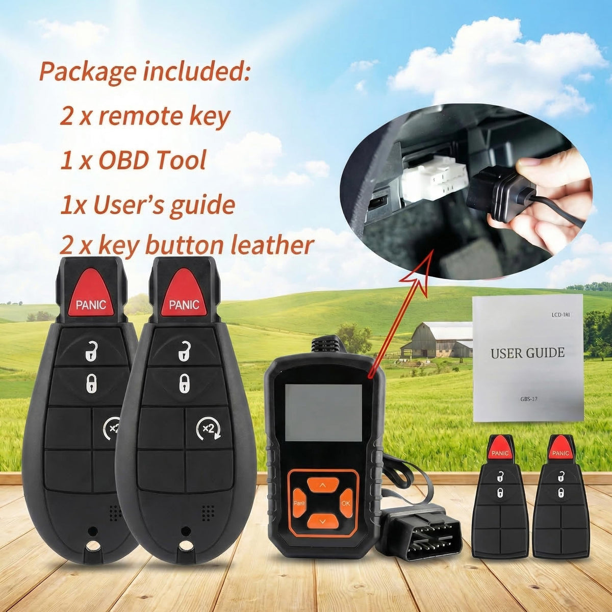 TuhrcIppwrs leather button cover over key fob demonstrating protection and improved grip