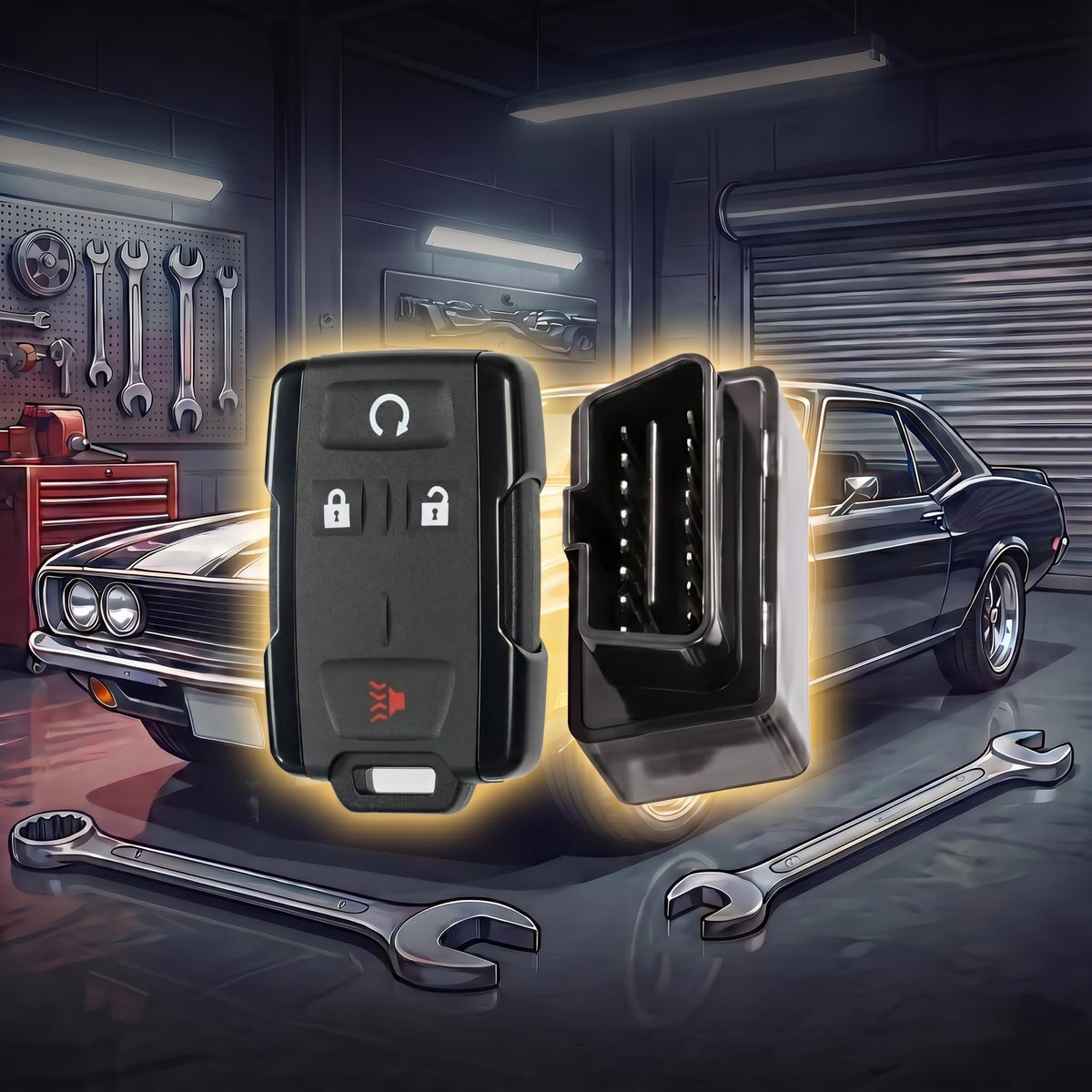 TuhrcIppwrs DIY OBD-II tool plugged into vehicle port showing programming method benefit