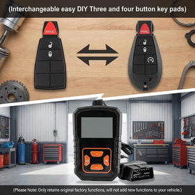 TuhrcIppwrs remote held in hand to show compact size and easy carry for truck owners