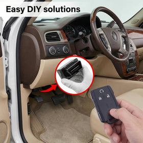 TuhrcIppwrs remote next to common key to show scale and portability benefit