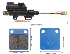 Tuijodaix brake hose and banjo fitting showing 10mmx1.25 thread for leak prevention
