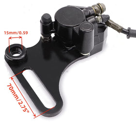 Tuijodaix replacement brake pads showing size and surface for reliable stopping