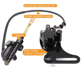 Tuijodaix hydraulic master cylinder angle showing mounting points and durable finish