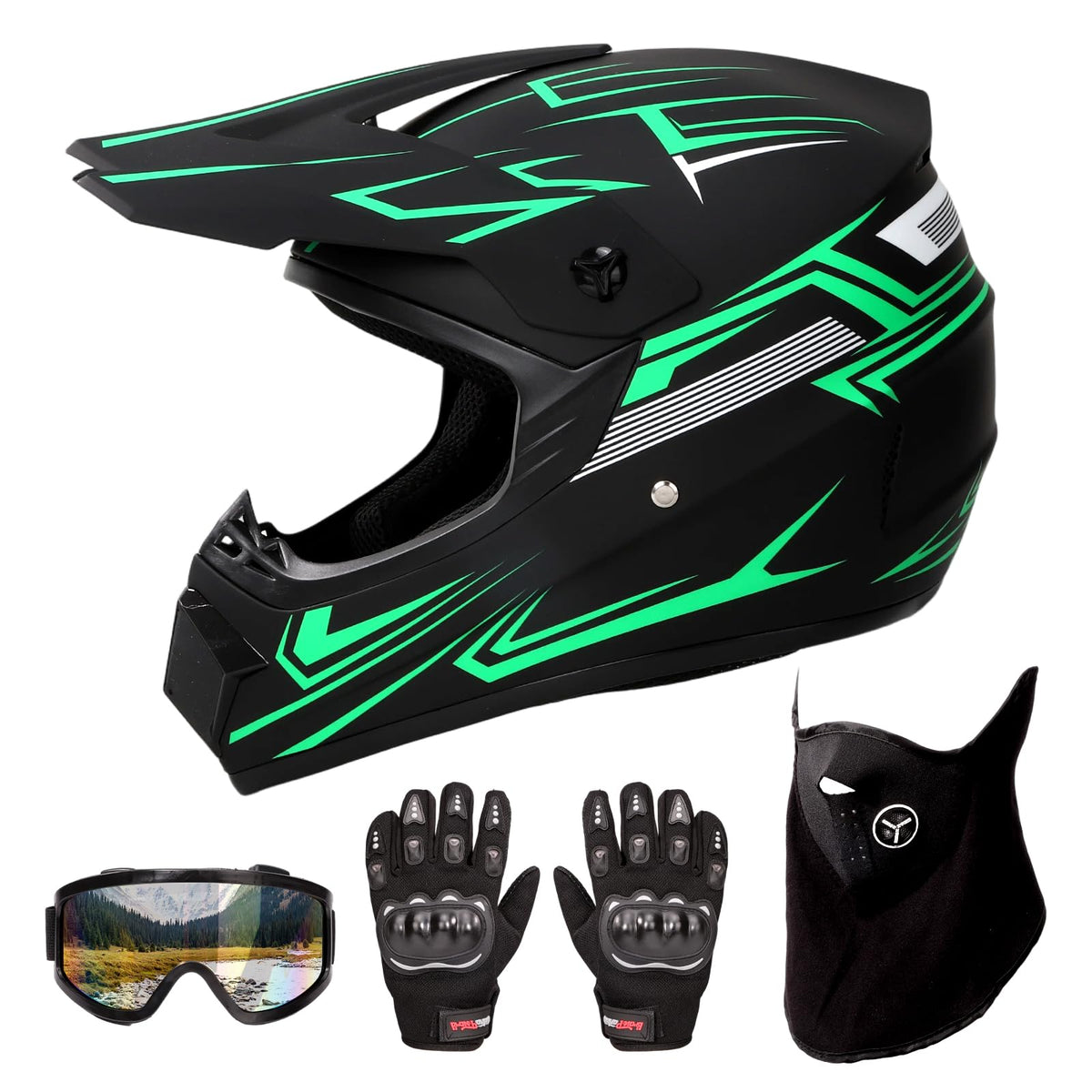 Tuiowkm helmet front profile showing aerodynamic shell and visibility benefits