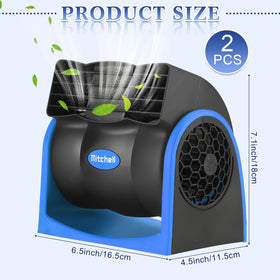 Tujoe close-up of fan cage highlighting sturdy ABS and safe grill