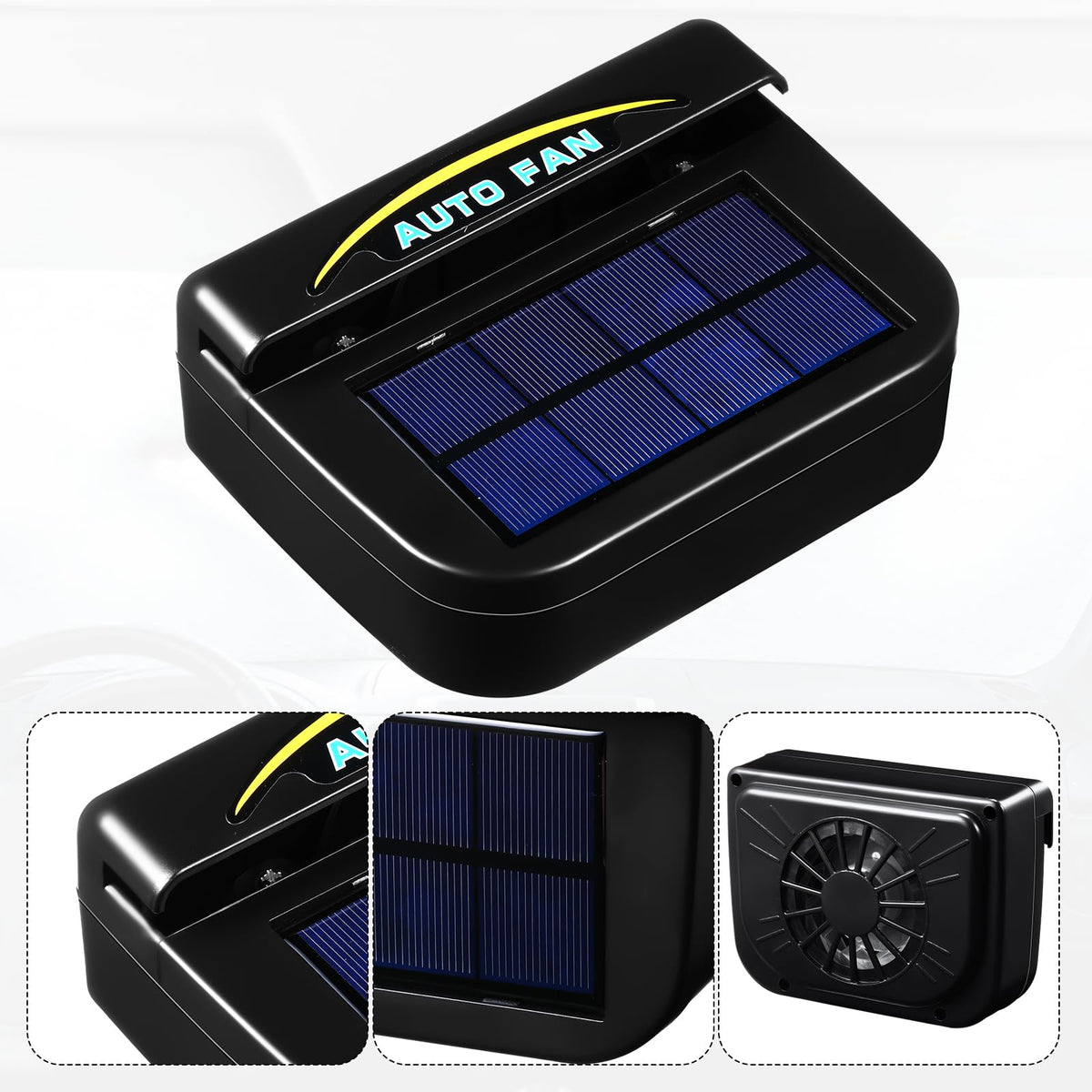 Tujoe fan blade detail highlighting durable ABS construction and efficient airflow