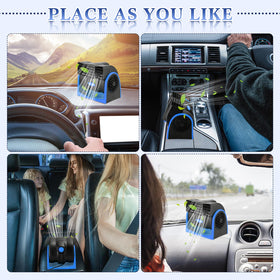 Tujoe in a camping setup offering portable cooling at campsite