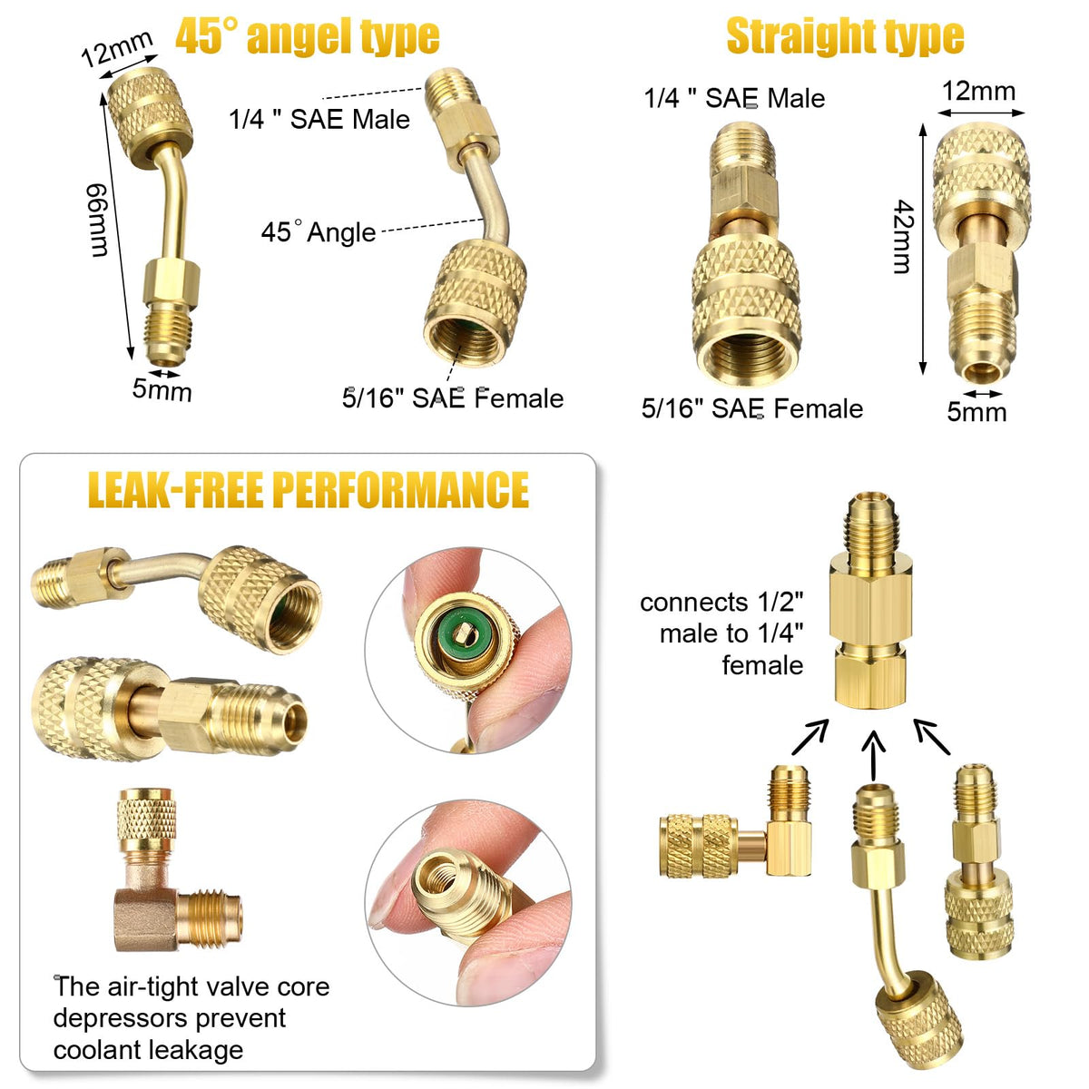 Tujoe valve core remover tool pictured for quick in-line valve servicing and minimal refrigerant loss