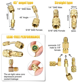Tujoe valve core remover tool pictured for quick in-line valve servicing and minimal refrigerant loss