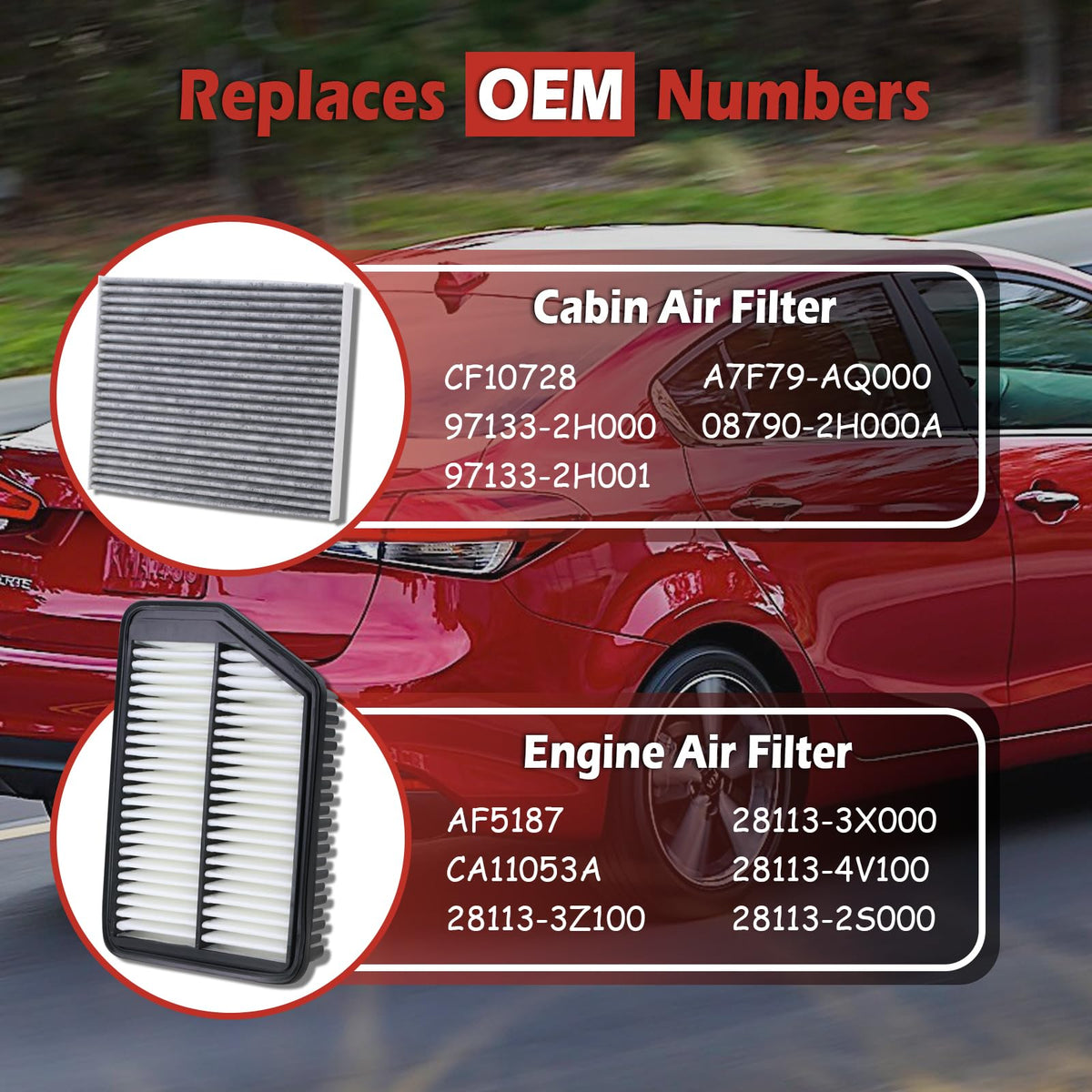 TuLeYiLe cabin filter media detail capturing dust and pollen for cleaner cabin air