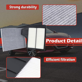 TuLeYiLe filter label and OEM numbers close-up confirming proper compatibility