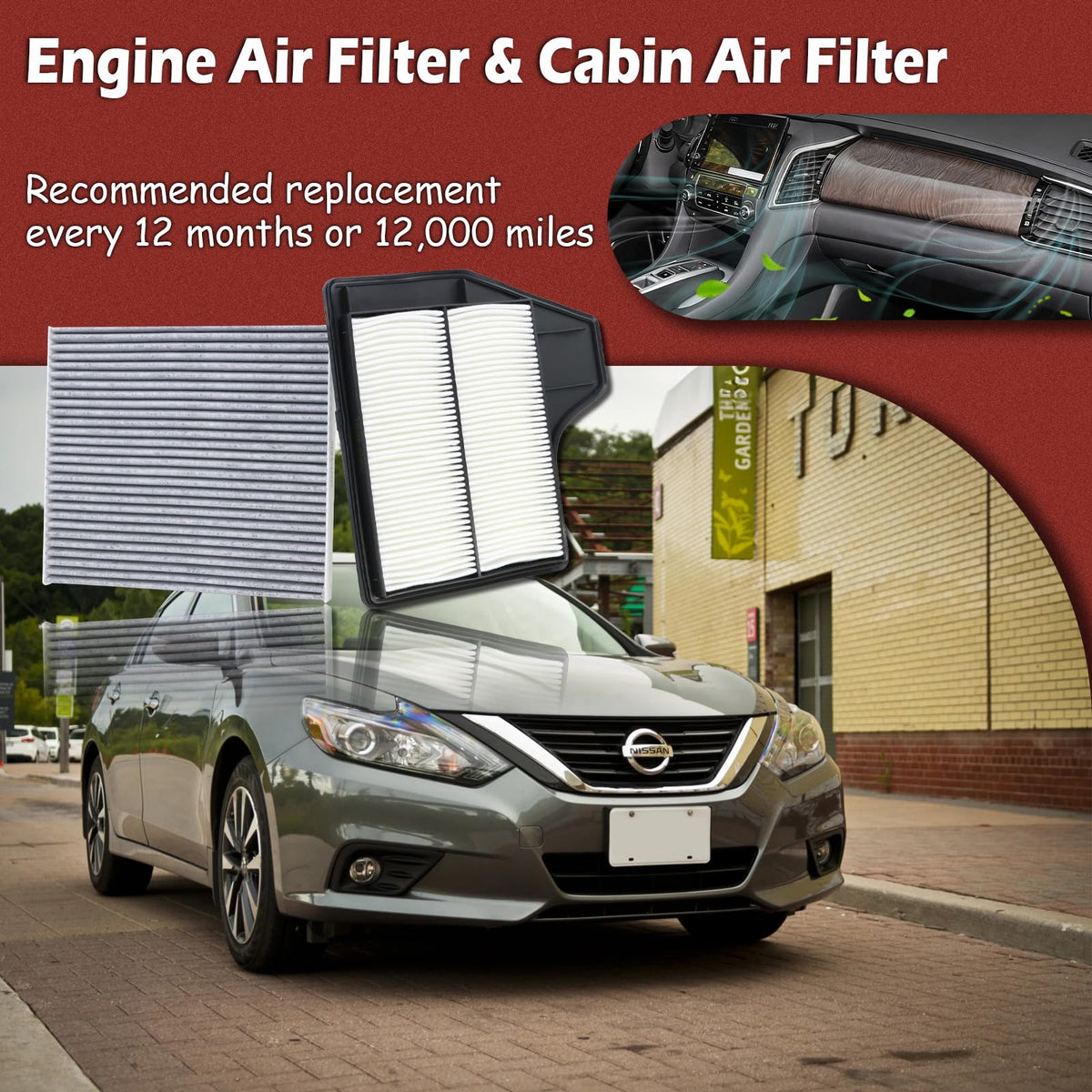 TuLeYiLe in-car lifestyle shot showing cleaner cabin air for passenger comfort