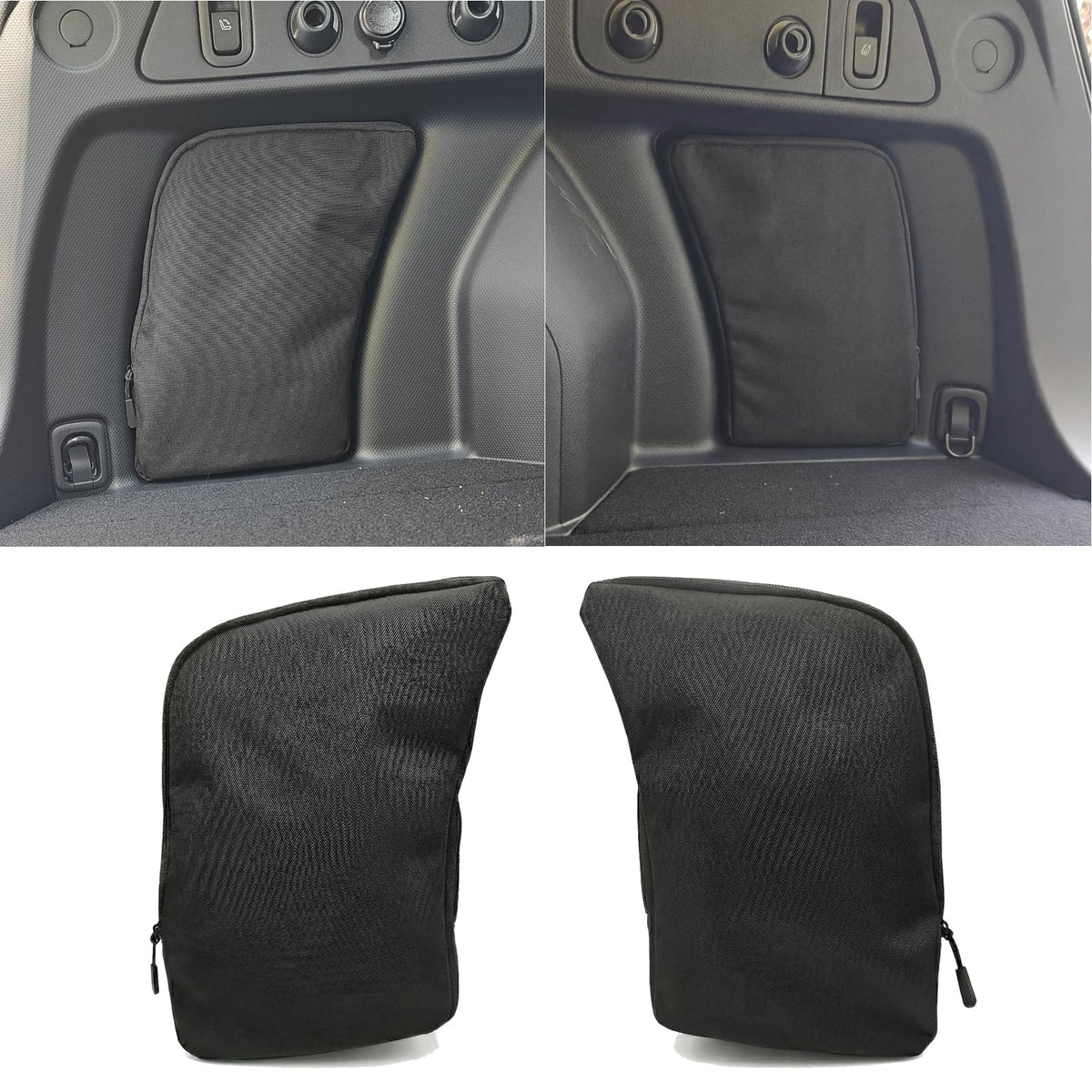 TulinTulin front view installed in Forester showing tidy cargo benefit