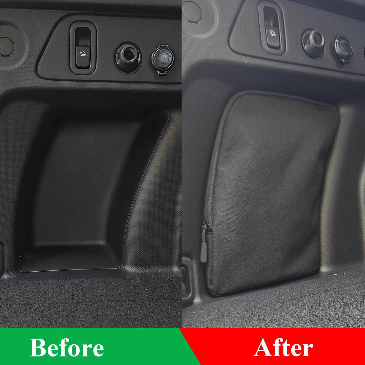 TulinTulin side profile in trunk groove for factory-fit appearance