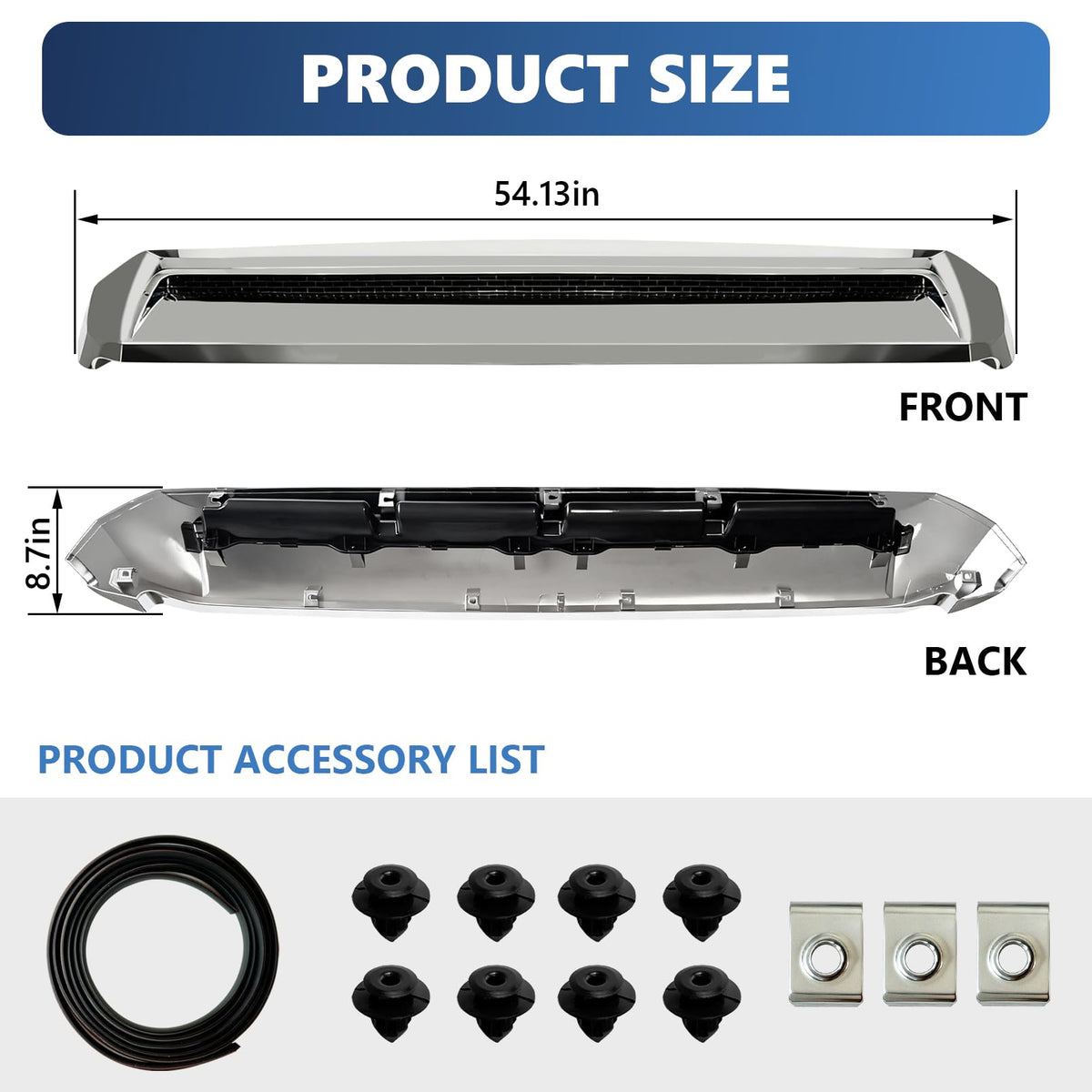 TULMTT molding beside ruler to show scale and accurate size fitment